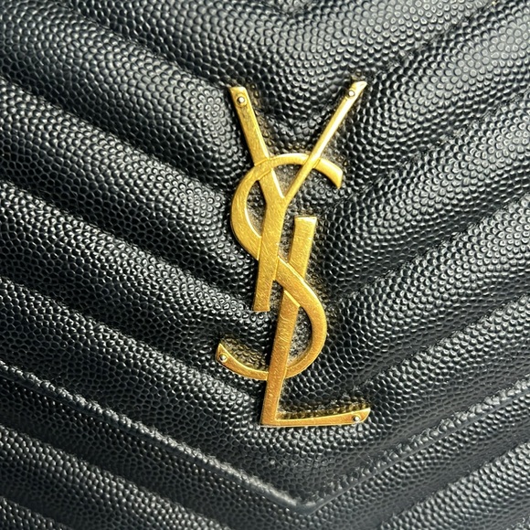 YSL Cassandre Wallet on Chain Black Leather - Picture 8 of 16